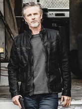 Sebastian James 72 Hours 2024 Black Leather Jacket