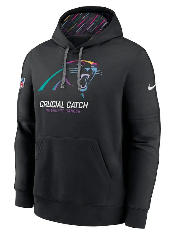 Carolina Panthers Crucial Black Fleece Hoodie