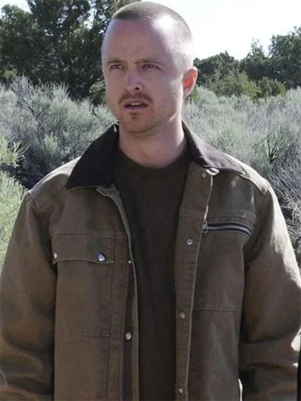 Aaron Paul Breaking Bad Brown Jacket