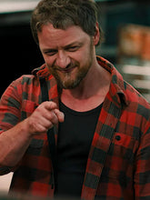 Speak No Evil James McAvoy Plaid Cotton Shirt