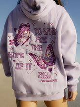 Pink Palm Puff Pullover Hoodie