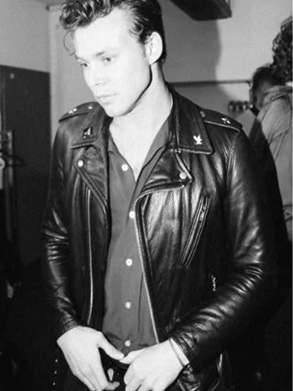 5sos Ashton Cry Baby Black Leather Jacket