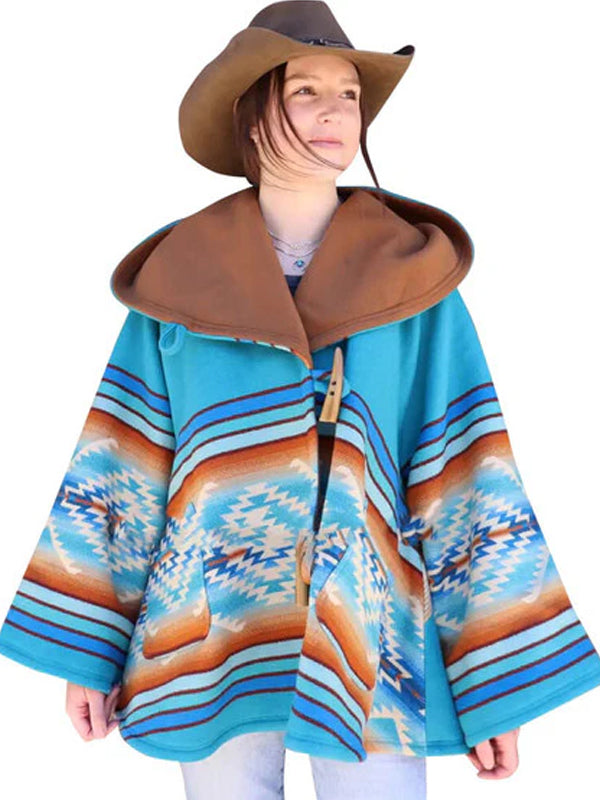 Beth Dutton Yellowstone Season 3 Blue Poncho Coat