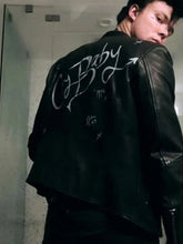 5sos Ashton Cry Baby Black Leather Jacket