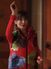 Emily Cooper Emily In Paris Season 4 Red Printed Vest