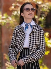 Emily In Paris S04 Lily Collins Plaid Jacket