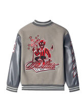 Ac Milan Grey Varsity Jacket