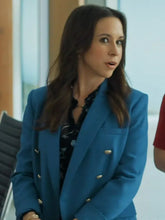 Lacey Chabert His & Hers 2024 Blue Blazer