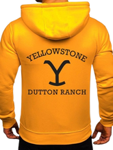 Yellowstone Dutton Ranch Yellow Hoodie