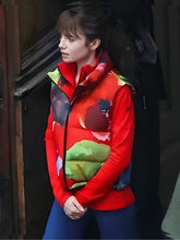 Emily Cooper Emily In Paris Season 4 Red Printed Vest