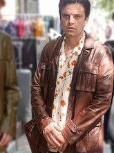 A Different Man Sebastian Stan Brown Leather Jacket