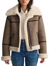 Taylor Swift NYC Shearling Leather Jacket