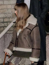 Taylor Swift NYC Shearling Leather Jacket