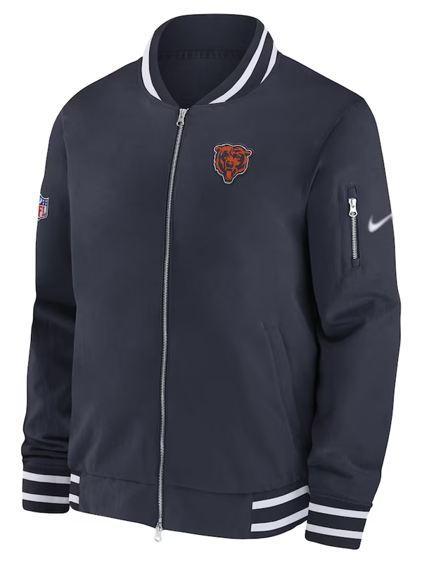 Chicago Bears Nike Bomber Jacket