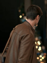 The Christmas Charade 2024 Corey Sevier Leather Jacket