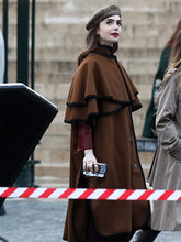 Lily Collins Emily in Paris S04 Cape Coat