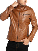 Stylish Brown Leather Jacket for Men