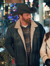 Christmas on the Ranch 2024 Houston Rhines Blue Denim Jacket