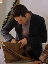 Jake Epstein Sincerely Truly Christmas 2024 Black Blazer