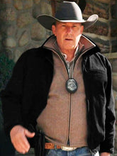 Kevin Costner Yellowstone Cotton Black Jacket