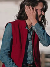 Kathryn Kelly Yellowstone Red Vest