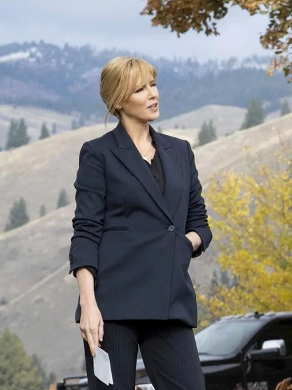 Kelly Reilly Yellowstone Season 3 Blue Blazer