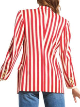 Emily In Paris S04 Emily Cooper Red & White Striped Blazer