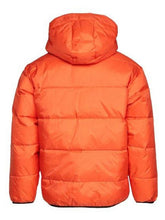 Orange Puffer Hooded Jacket