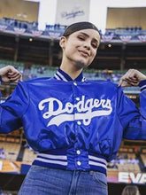 Sofia Carson Dodgers Jacket