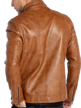 Stylish Brown Leather Jacket for Men